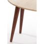 Romano salontafel - travertin zand/hout bruin