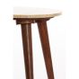Romano salontafel - travertin zand/hout bruin