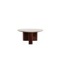 Mahelona salontafel - travertin zand/hout bruin
