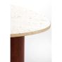 Mahelona salontafel - travertin zand/hout bruin