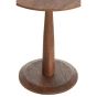 Ragusa ronde bijzettafel Ø47 cm - hout mat bruin