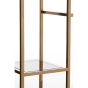 Lusaka wandkast - glas bruin/licht goud