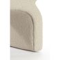 Nafya poef 60x46x46 cm bouclé - taupe