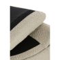 Nafya poef 60x46x46 cm bouclé - taupe