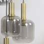 Lekar hanglamp Ø83.5 cm 9L antiek brons/smoke glas van het woonmerk Light & Living