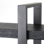 Muden kast 160x40x184 cm mat zwart van het woonmerk Light&Living