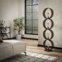 Guus vloerlamp 4L ring geperforeerd - charcoal