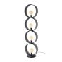 Guus vloerlamp 4L ring geperforeerd - charcoal