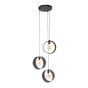 Guus hanglamp 3L ring geperforeerd - charcoal