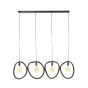 Celia hanglamp 4-lichts - artic zwart