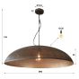 Francis hanglamp ø90 - brons antiek