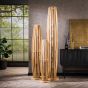 Stevie vloerlamp 3L orbit L - massief mango naturel