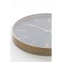 Emporio klok Ø40 cm - zwart/goud