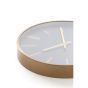 Emporio klok Ø53 cm zwart/goud