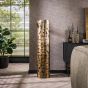 Chad vloerlamp cylinder - brons antiek