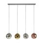 Gilian hanglamp 4L oud zilver van het woonmerk Fraaai