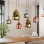 Coventry hanglamp 6L mix artic zwart