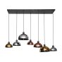 Coventry hanglamp 7L disk artic zwart van het woonmerk Fraaai