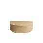 Delgado wandplank 30x18x12 cm hout - naturel
