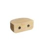 Delgado wandplank 30x18x12 cm hout - naturel
