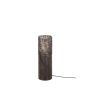 Markus vloerlamp Ø20 cilinder 60 cm - zwart bruin