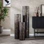 Markus vloerlamp Ø25 cilinder 120 cm - zwart bruin