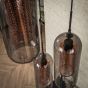 Wrexham hanglamp 3L getrapt staal smoke