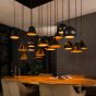 Audrey hanglamp 18L XXL metalen kap