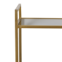 Mariki kast 100x40x90 cm smoke glas/goud van het woonmerk Light&Living