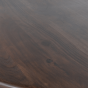 Roundly eettafel mangohout 160 x 110 cm walnoot van het woonmerk BePureHome