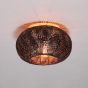 Brodie plafondlamp Ø40 cm - zwart/bruin
