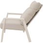 Ohio loungestoel - creme