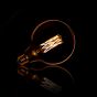 LED lamp gloeidraad bol 12,5 cm E27 amber