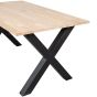 Combi-Tablo eiken 160x90 cm + Alkmaar poot