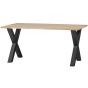 Combi-Tablo: eiken 180x90 cm & alkmaar poot