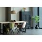 Combi-Tablo eiken 200x90 cm + U-poot