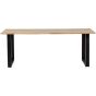Combi-Tablo eiken 220x90 cm + U-poot