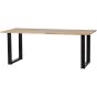 Combi-Tablo eiken 220x90 cm + U-poot