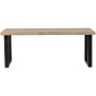 Combi-Tablo mango visgraat 200x90 cm + U-poot
