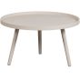 Mesa bijzettafel 34xø60 cm hout - zand