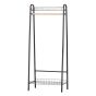 Jovi kledingrek - metaal - zwart van het woonmerk Woood