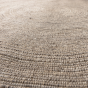 Utopia vloerkleed rond ø200 cm - naturel
