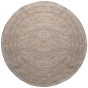 Utopia vloerkleed rond ø200 cm - naturel
