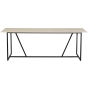 Silas eettafel 220x90 cm - dust