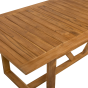 Beaver tuintafel teak - naturel