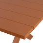 Delta picknick tuintafel 220x100 cm aluminium - terra