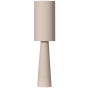 Loft tafellamp metaal/bouclé 90xø22 cm - naturel