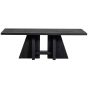 Kean eettafel 220x100 cm - zwart