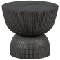 Samson bijzettafel fiber 35xø40 cm - clay cofee