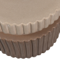 Geer bijzettafel keramiek tan 38xø48 cm